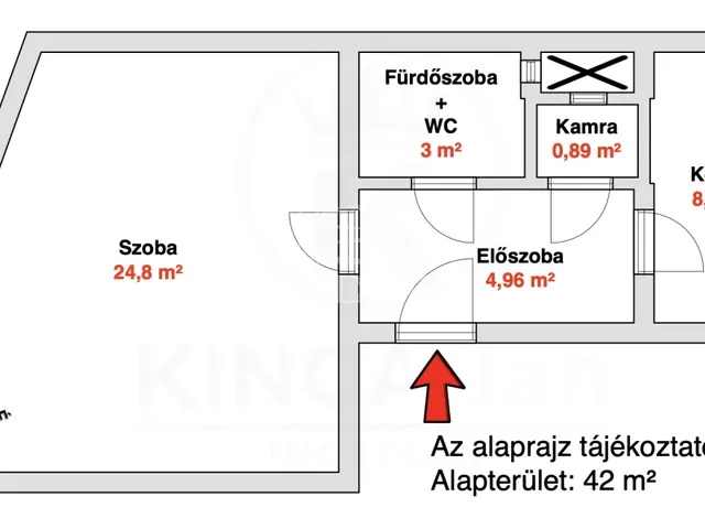 Eladó lakás Budapest XIII. kerület 42 nm