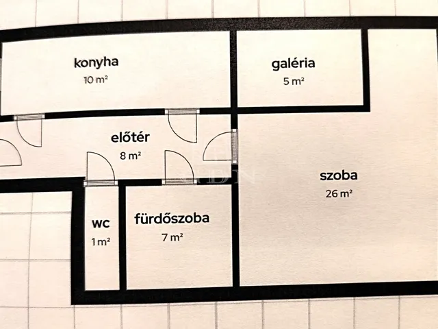 Eladó lakás Budapest VIII. kerület 53 nm
