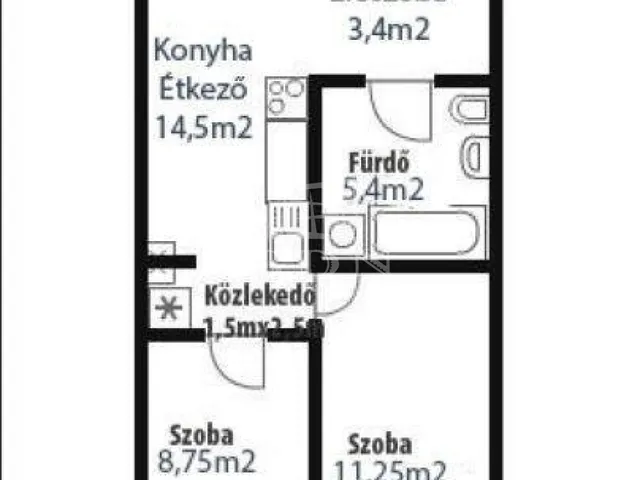 Eladó lakás Budapest XXI. kerület 44 nm