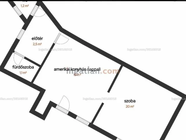 Eladó lakás Budapest VIII. kerület, Corvin negyed 43 nm