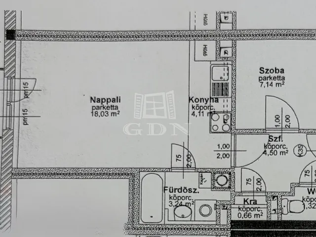 Eladó lakás Budapest VIII. kerület 39 nm