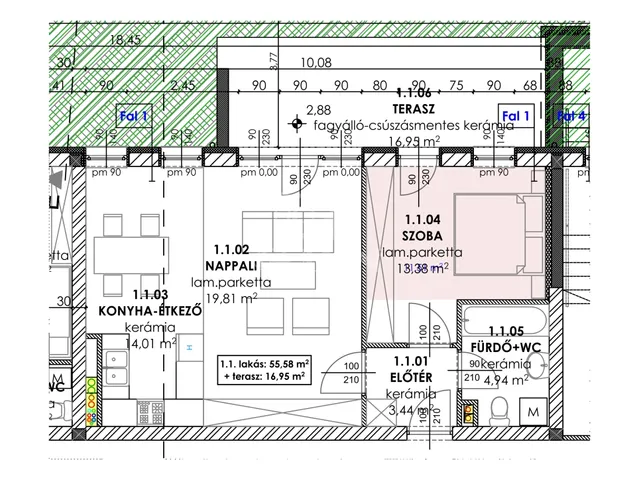 Eladó lakás Sopron 56 nm