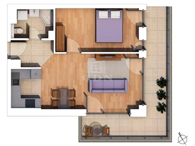 Eladó lakás Budapest XIV. kerület, Alsórákos 45 nm