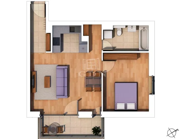 Eladó lakás Budapest XIV. kerület, Alsórákos 52 nm