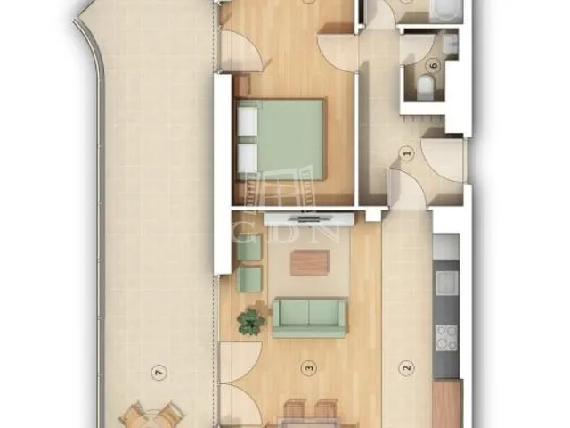 Eladó lakás Budapest XIV. kerület, Alsórákos 59 nm