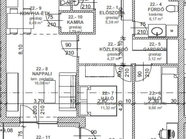 Eladó lakás Budapest XIII. kerület 72 nm