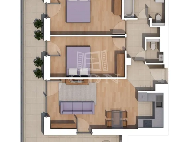 Eladó lakás Budapest XIV. kerület, Alsórákos 66 nm