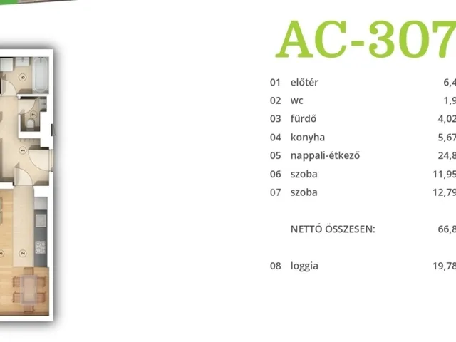 Eladó lakás Budapest XIV. kerület, Alsórákos 67 nm