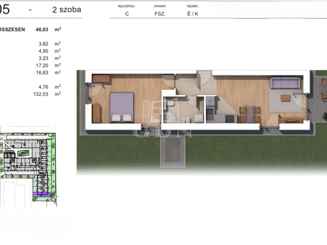 Eladó lakás Budapest XIV. kerület, Alsórákos 46 nm