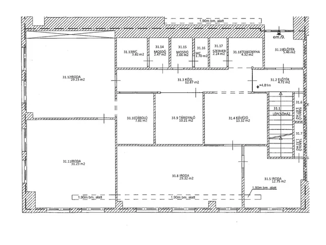 Eladó kereskedelmi és ipari ingatlan Budapest XI. kerület, Albertfalva 96 nm