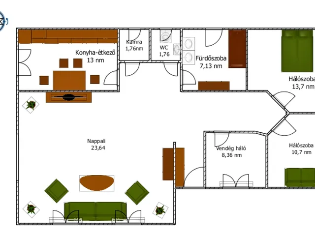 Kiadó ház Szigetszentmiklós, Bucka 100 nm
