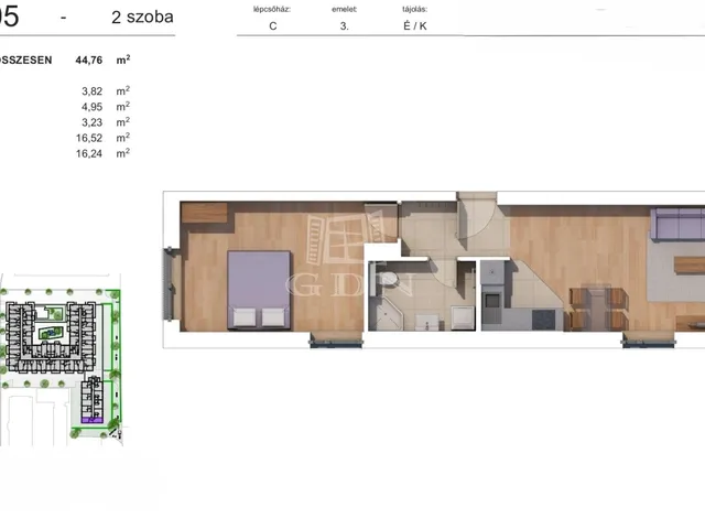 Eladó lakás Budapest XIV. kerület, Alsórákos 45 nm