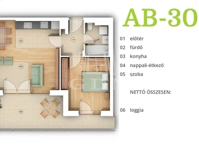 Eladó lakás Budapest XIV. kerület, Alsórákos 48 nm