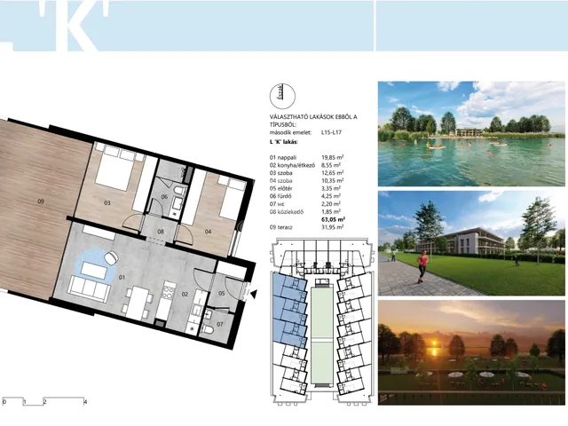 Eladó lakás Balatonmáriafürdő 63 nm