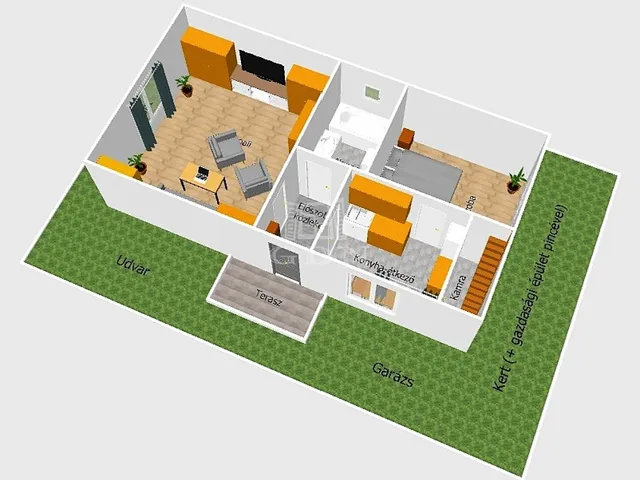 Eladó ház Budaörs, Ófalu 70 nm