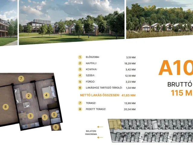 Eladó lakás Balatonföldvár 42 nm