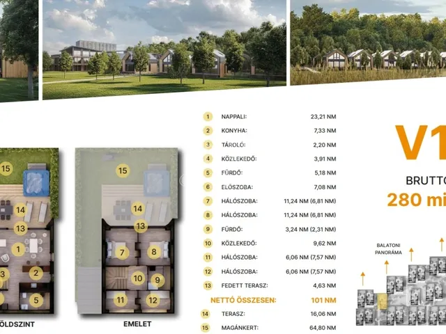 Eladó ház Balatonföldvár 101 nm