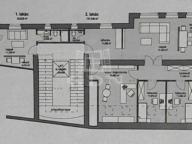 Eladó lakás Budapest V. kerület 147 nm