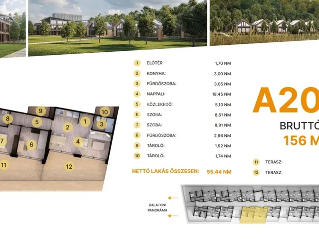 Eladó lakás Balatonföldvár 55 nm