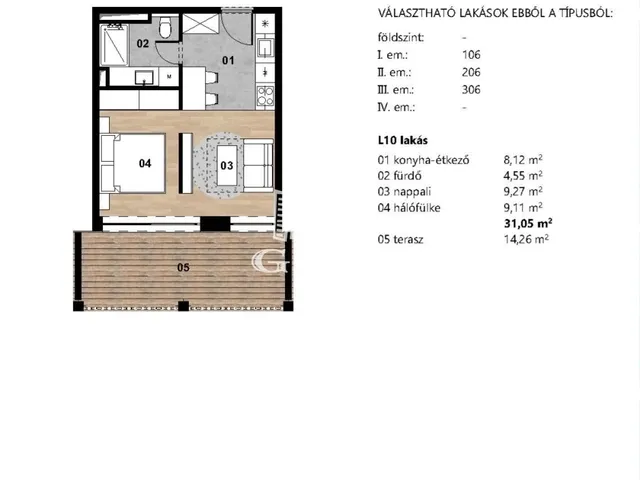 Eladó lakás Balatonmáriafürdő 31 nm