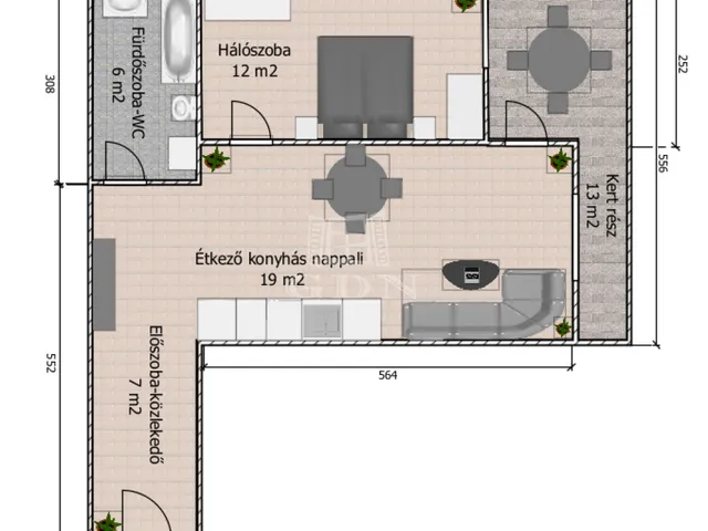 Kiadó lakás Budapest VI. kerület 47 nm