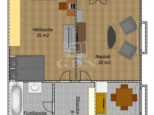 Eladó lakás Budapest VIII. kerület, Corvin negyed 62 nm