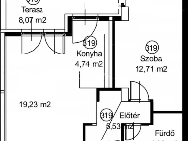 Eladó lakás Budapest VIII. kerület, Corvin negyed 47 nm