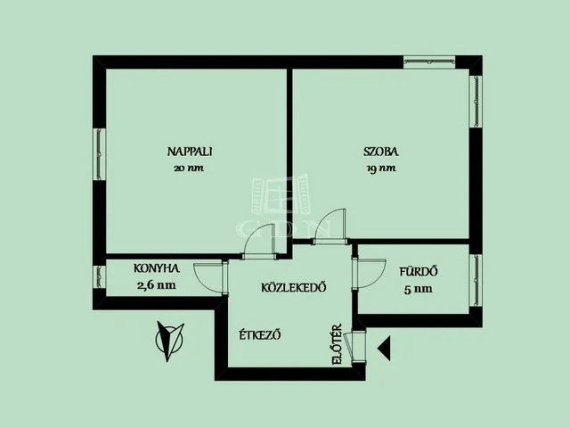 Eladó lakás Budapest XI. kerület, Sashegy 60 nm