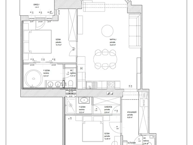 Eladó lakás Budapest I. kerület 87 nm