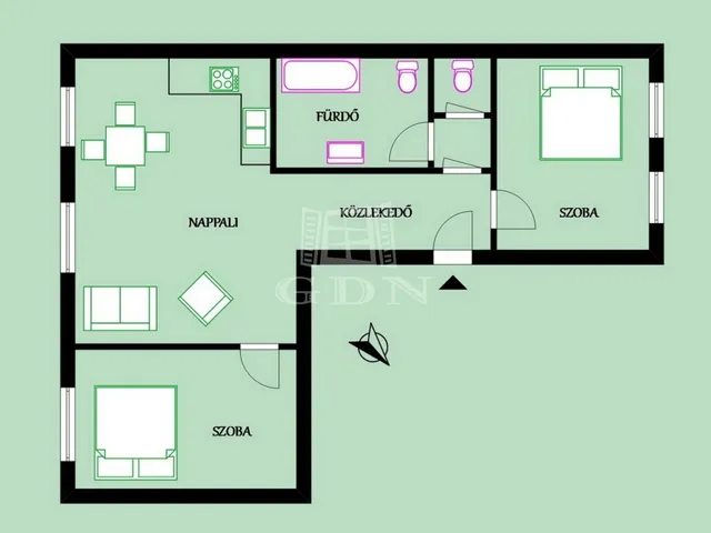 Kiadó lakás Budapest XVII. kerület 75 nm