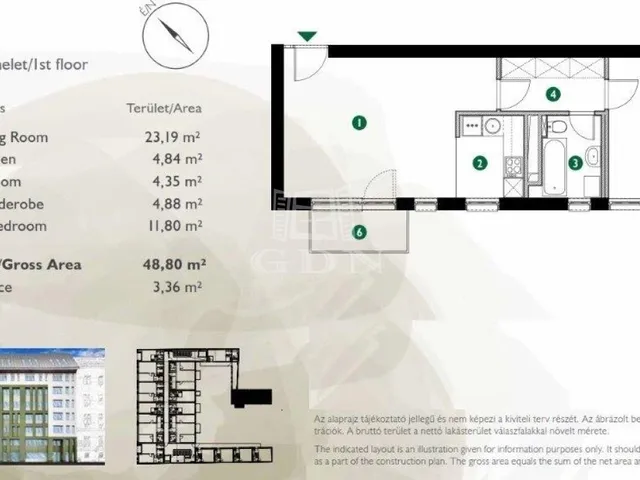 Eladó lakás Budapest VII. kerület 49 nm