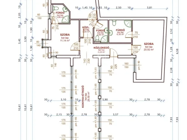 Eladó lakás Baja, Belváros 111 nm