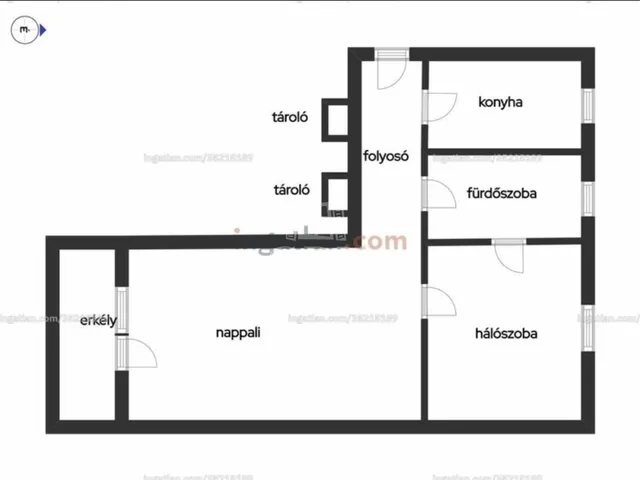 Eladó lakás Budapest IX. kerület 55 nm