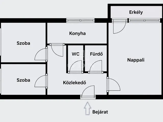 Eladó lakás Budapest XI. kerület, Gazdagrét 55 nm
