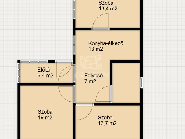 Eladó ház Pusztaszentlászló 78 nm