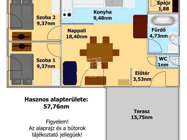 Eladó ház Hajdúnánás 58 nm