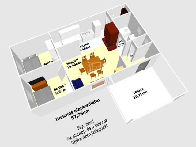 Eladó ház Hajdúnánás 58 nm