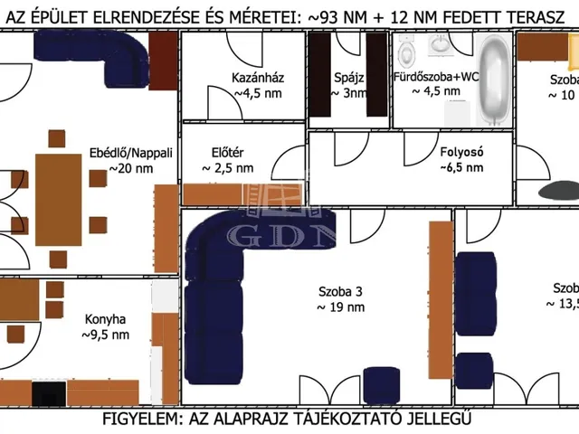 Eladó ház Debrecen, Szabadságtelep 93 nm