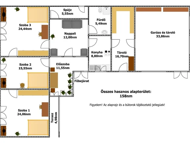 Eladó ház Polgár 158 nm