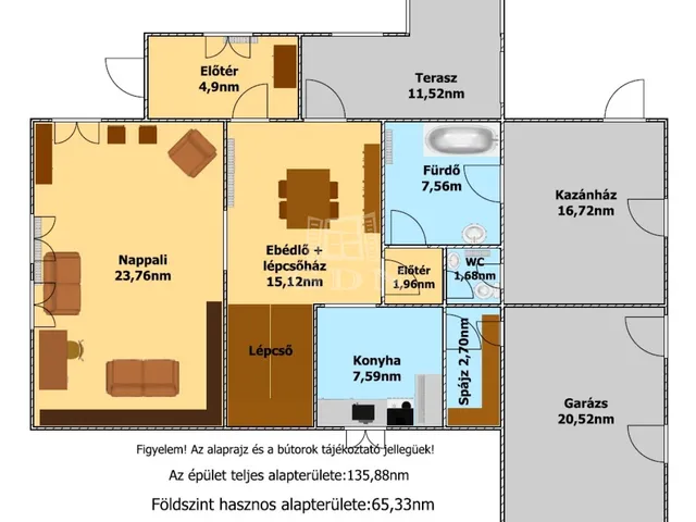Eladó ház Hajdúdorog 119 nm