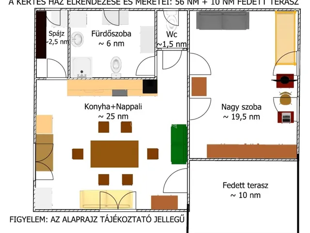 Eladó ház Debrecen, Nagysándor-telep 56 nm