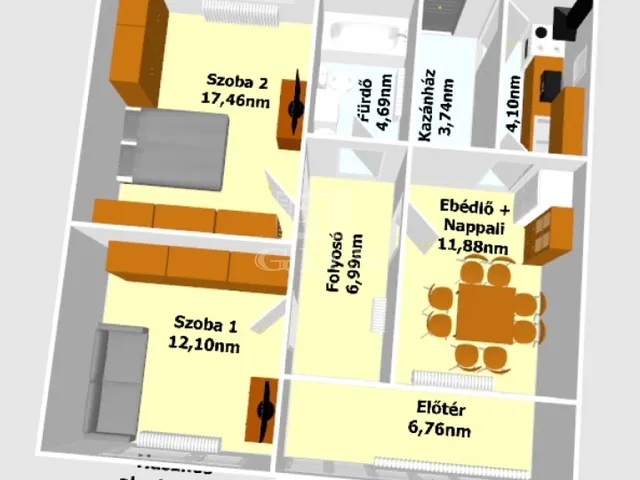 Eladó ház Hajdúnánás 68 nm