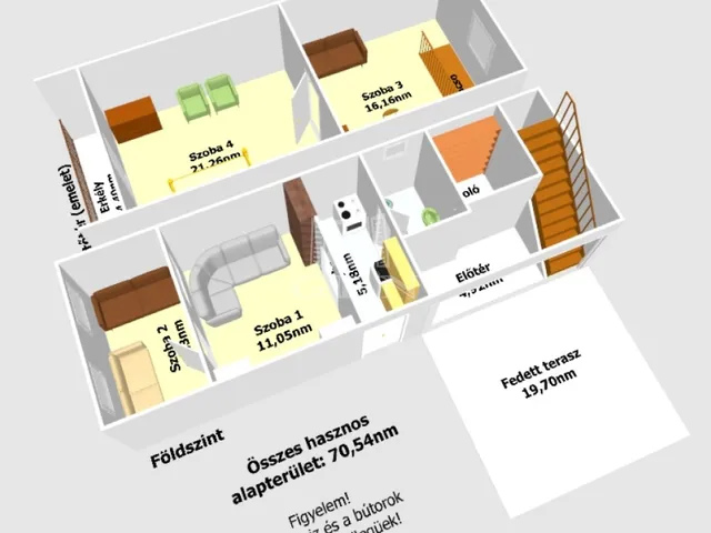 Eladó üdülő és hétvégi ház Hajdúnánás 71 nm