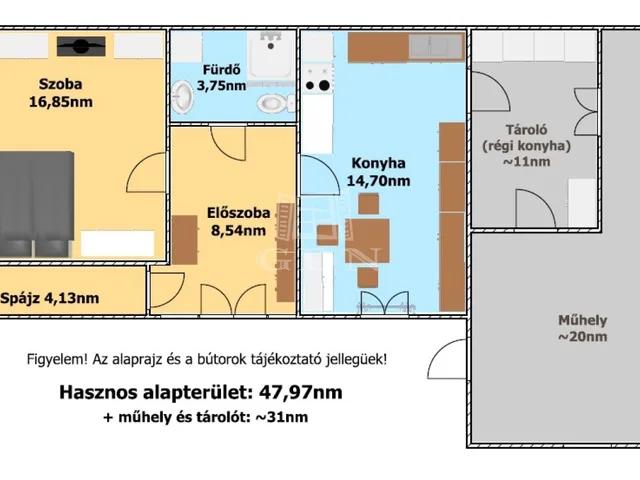 Eladó ház Hajdúdorog 48 nm