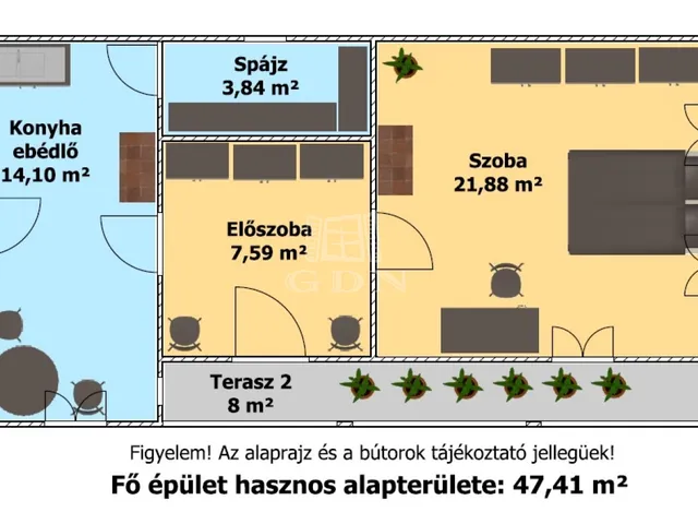 Eladó ház Hajdúnánás 47 nm