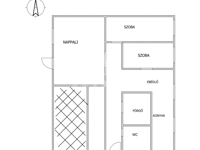 Eladó lakás Baja 62 nm