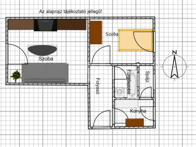 Eladó lakás Baja, Belváros 50 nm