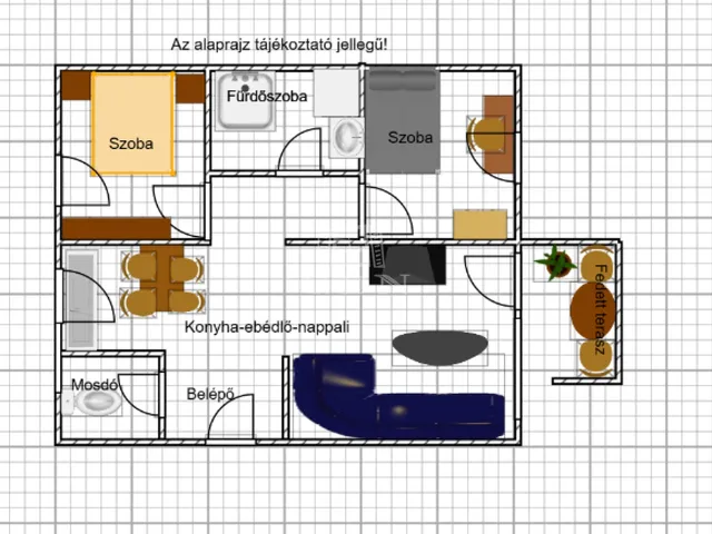 Eladó lakás Baja, Szállásváros 61 nm