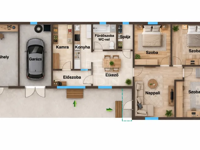 Eladó ház Baja, Bajaszentistván 110 nm