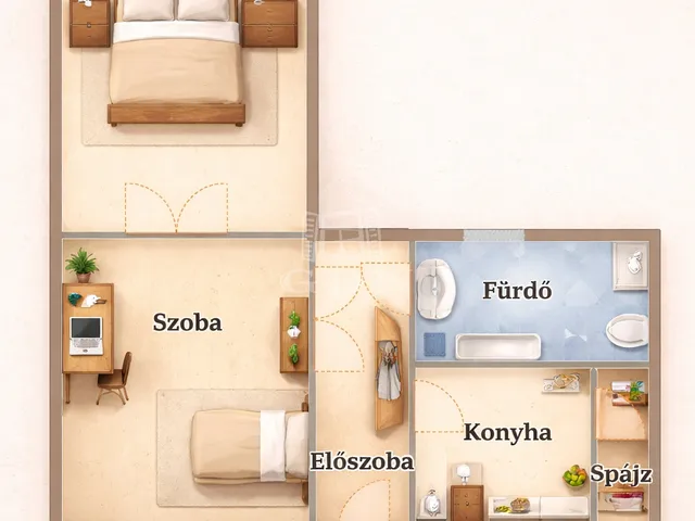 Eladó lakás Baja, Istvánmegye 70 nm